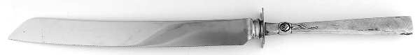 Dawn Rose (Sterling, 1969) Wedding Cake Knife with Stainless Blade