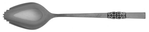 Danish Scroll (Stainless) Fruit/Orange Spoon Individual, Serrated Bowl HC