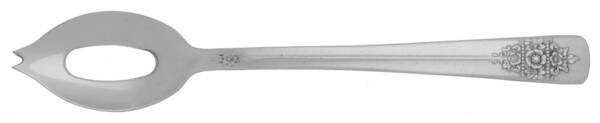 Dawn (Silverplate, 1949) Olive Spoon Short with Pierced Bowl HC