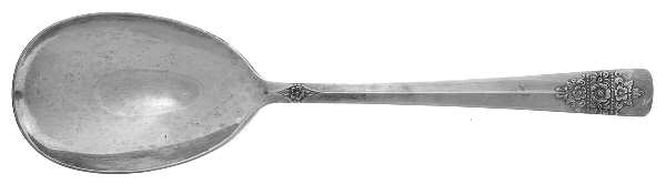 Dawn (Silverplate, 1949) Solid Smooth Casserole Spoon