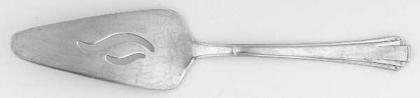 Deco (Silverplate, 1990) Solid Pierced Pie Server