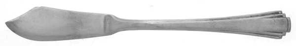 Deco (Silverplate, 1990) Flat Handle Master Butter Knife