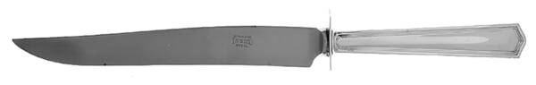 Deerfield-Beacon Hill (Sterling, 1913, No Monos) Small Steak Carving Knife with Stainless Blade