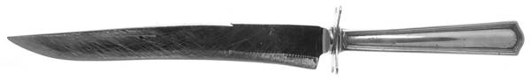 Deerfield-Beacon Hill (Sterling, 1913, No Monos) Small Steak Carving Knife with Stainless Blade