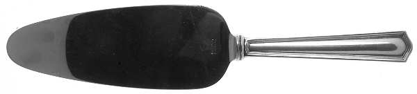 Deerfield-Beacon Hill (Sterling, 1913, No Monos) Pie Server with Stainless Blade
