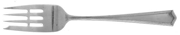 Deerfield-Beacon Hill (Sterling, 1913, No Monos) Individual Salad Fork