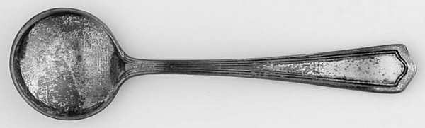 Deerfield-Beacon Hill (Sterling, 1913, No Monos) Individual Salt Spoon