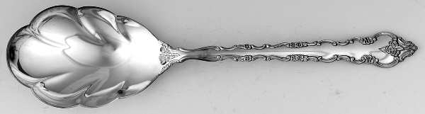 Delicato (Silverplate) Solid Shell Casserole Spoon