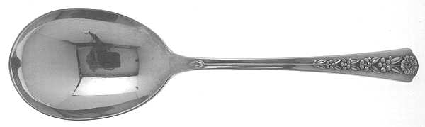 Delight (Silverplate, 1950) Solid Smooth Casserole Spoon