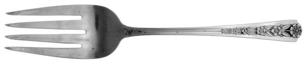 Delight (Silverplate, 1950) Small Solid Cold Meat Serving Fork