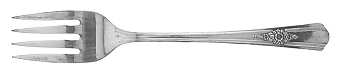 Desire (Silverplate, 1940, No Monograms) Individual Salad Fork
