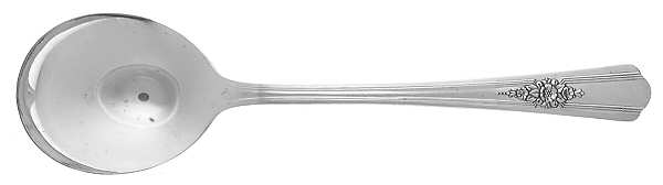 Desire (Silverplate, 1940, No Monograms) Round Bowl Soup Spoon (Gumbo)