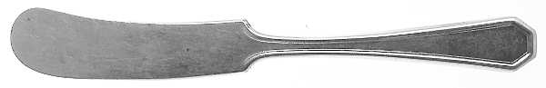 Desoto (Silverplate, 1929) Flat Handle Butter Spreader