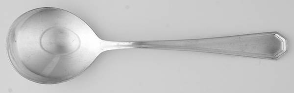 Desoto (Silverplate, 1929) Round Bowl Soup Spoon (Cream Soup)
