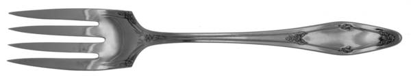De Sancy-Roseland (Silverplate, 1915) Medium Solid Cold Meat Serving Fork