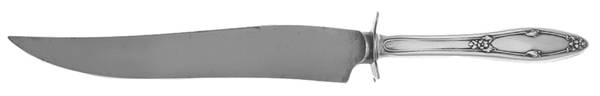 De Sancy-Roseland (Silverplate, 1915) Small Steak Carving Knife with Stainless Blade