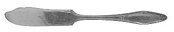De Sancy-Roseland (Silverplate, 1915) Flat Handle Butter Spreader