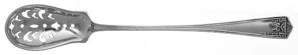 Devonshire (Sterling, 1914) Pierced Bowl Short Handle Olive Spoon