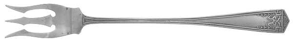 Devonshire (Sterling, 1914) Short Handle Pickle/Olive Fork