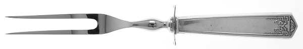 Devonshire (Sterling, 1914) Small Steak Carving Fork with Stainless Prongs