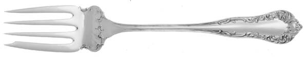 Diana (Sterling, 1900, No Monograms) Medium Solid Cold Meat Serving Fork