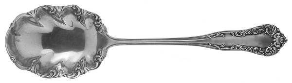 Diana (Sterling, 1900, No Monograms) Small Solid Berry/Casserole Spoon