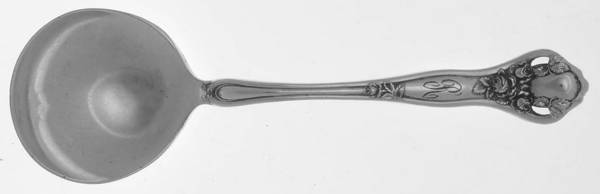 Dolly Madison (Silverplate, 1911) Round Bowl Soup Spoon (Bouillon)
