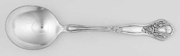Dolly Madison (Silverplate, 1911) Round Bowl Soup Spoon (Gumbo)