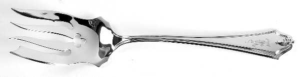 Dorchester-Old (Sterling, 1910) Medium Solid Cold Meat Serving Fork