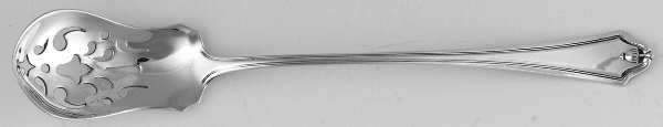 Dorchester-Old (Sterling, 1910) Pierced Bowl Short Handle Olive Spoon