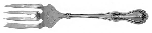 Doris (Sterling) Small Solid Cold Meat Serving Fork