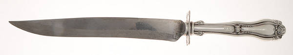Doris (Sterling) Large Carving/Roast Knife StnlBl w/Sterling Guard