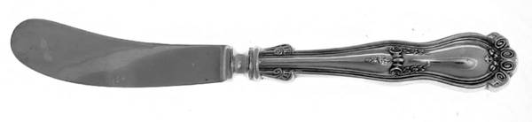Doris (Sterling) Hollow Handle Paddle Butter Spreader (Slvpt)