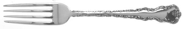 Dresden (Silverplate, 1911) Fork by International Silver