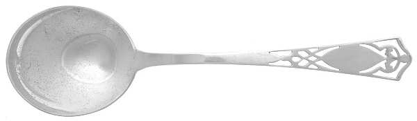 Dresden (Sterling, 1898) Round Bowl Soup Spoon (Bouillon)