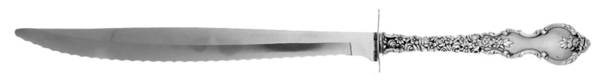 Du Barry (Sterling, 1968) Large Stainless Blade Roast Carving Knife