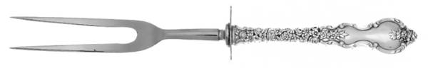 Du Barry (Sterling, 1968) Large Stainless-Prong Roast Carving Fork