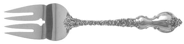 Du Barry (Sterling, 1968) Small Solid Cold Meat Serving Fork