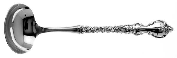 Du Barry (Sterling, 1968) Hollow Handle Gravy Ladle with Stainless Bowl