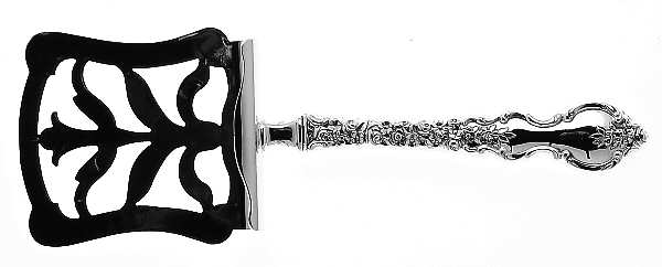 Du Barry (Sterling, 1968) Petite Fours Server with Silverplate Hood