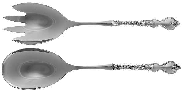 Du Barry (Sterling, 1968) 2 Pc Salad Set with Stainless Bowl