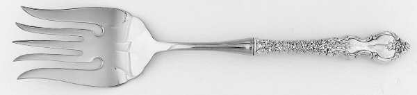 Du Barry (Sterling, 1968) Stainless-Tine Utility Serving Fork