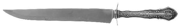 Duchesse (Sterling, 1907) Large Carving/Roast Knife StnlBl w/Sterling Guard