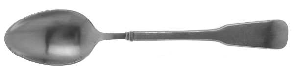 Durham Center (Pewter) Place/Oval Soup Spoon