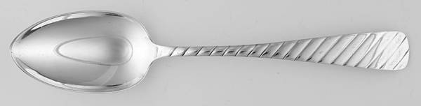 Dundee (Silverplate, 1886) Monogram Tablespoon (Serving Spoon)