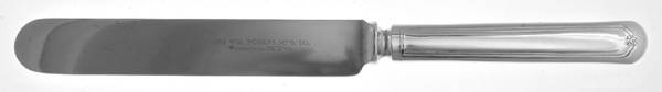 Dunster (Silverplate, 1907) Blunt Solid Knife by International Silver