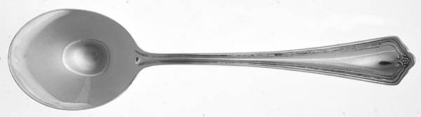 Dunster (Silverplate, 1907) Round Bowl Soup Spoon (Gumbo)