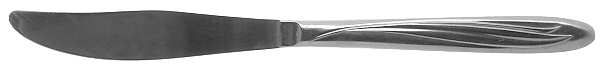 Dynamic (Stainless) Modern Solid Knife with Pinched Handle