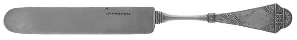 Eastlake (Silverplate, 1882) Youth Knife, Solid Piece