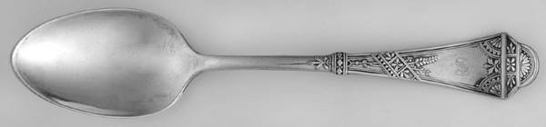 Eastlake (Silverplate, 1882) Monogram Teaspoon